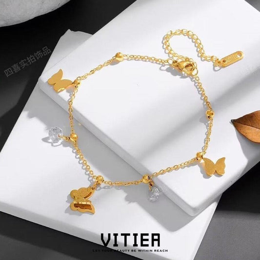 💖✨ Wear it, as if you have the whole spring! Mori system butterfly bangle is amazing 💖✨