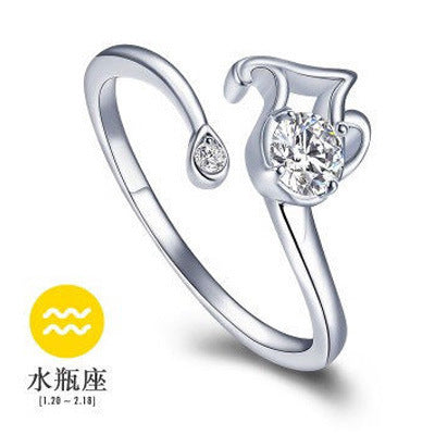 Love couple ring | Zodiac ring - VITIER