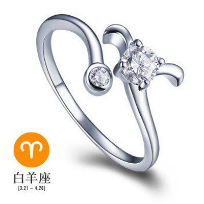 Love couple ring | Zodiac ring - VITIER