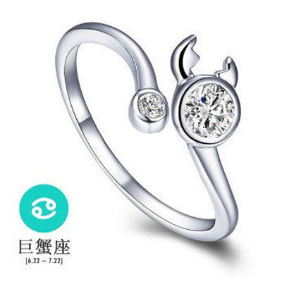 Love couple ring | Zodiac ring - VITIER