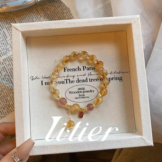 Natural Citrine | Girlfriend Gift Bracelet - VITIER