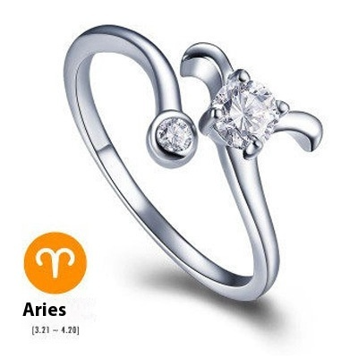 Love couple ring | Zodiac ring - VITIER