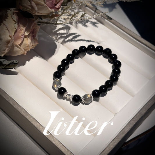 Anti-villain positive energy and peace | Obsidian bracelet - VITIER