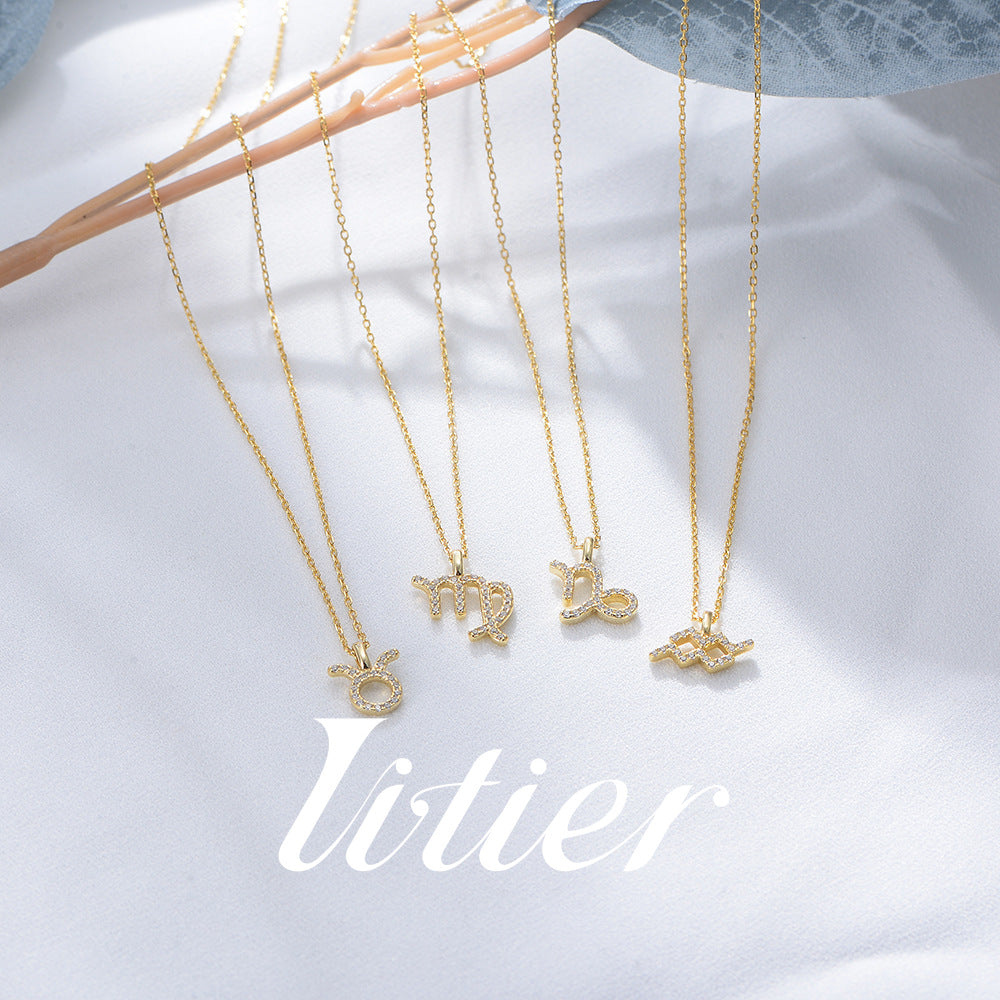 Golden Warrior | Zodiac Necklace-VITIER