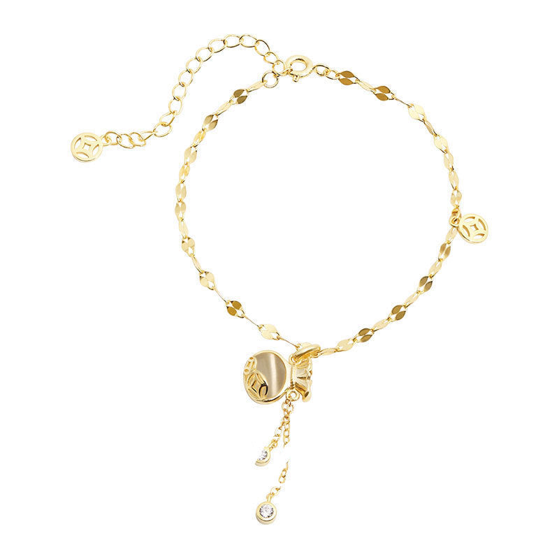 Wealth Gathering | Chalcedony Money Bag Bracelet—VITIER