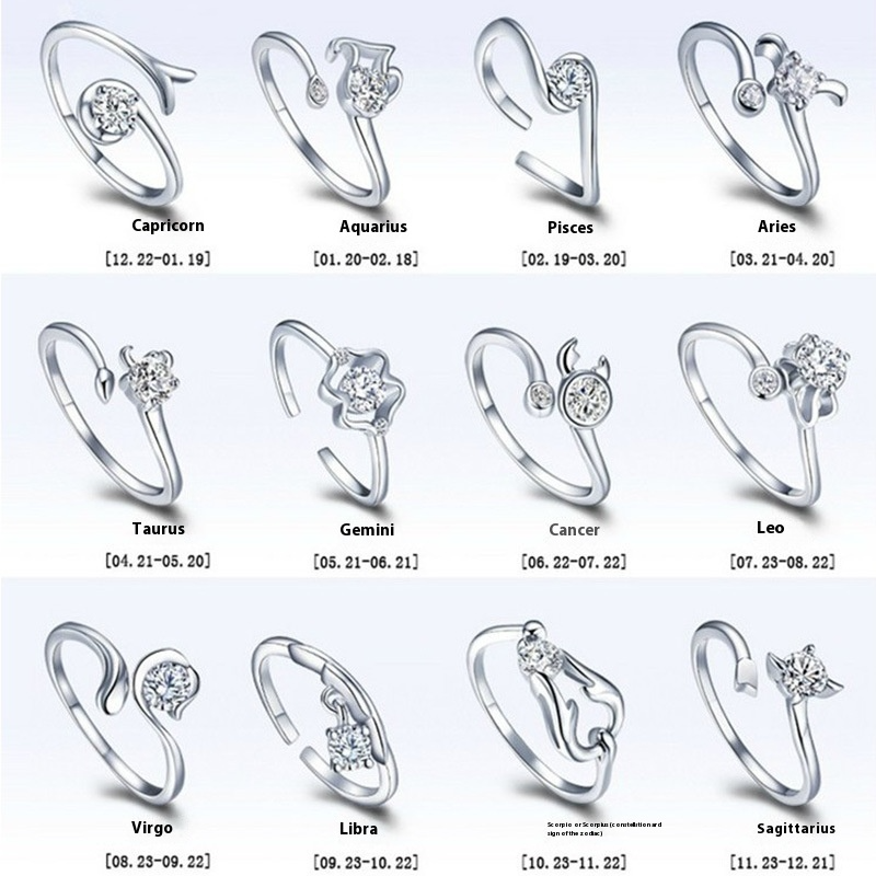 Love couple ring | Zodiac ring - VITIER