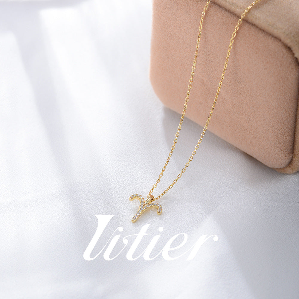 Golden Warrior | Zodiac Necklace-VITIER