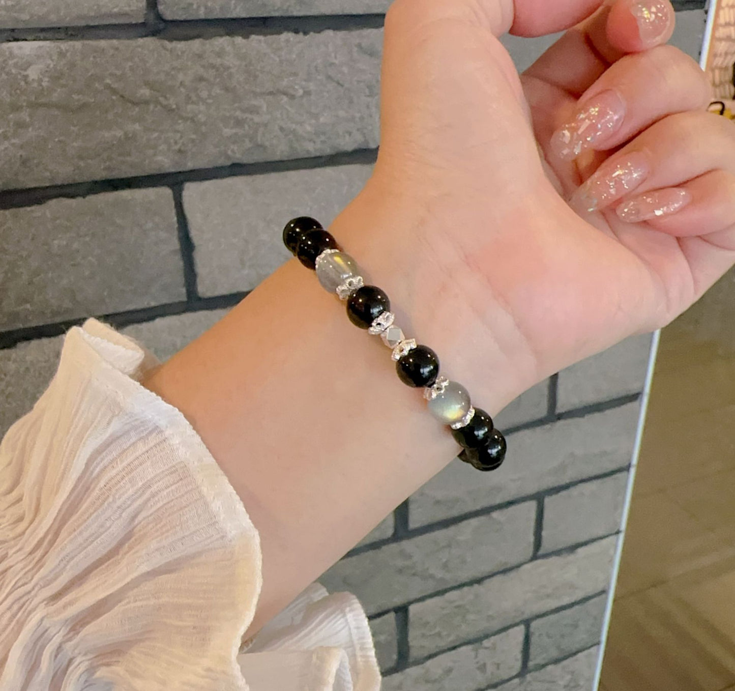 Anti-villain positive energy and peace | Obsidian bracelet - VITIER