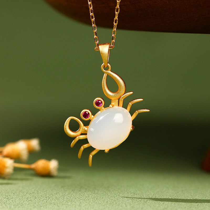 Natural Chalcedony Clavicle Chain | Cancer Exclusive-VITIER