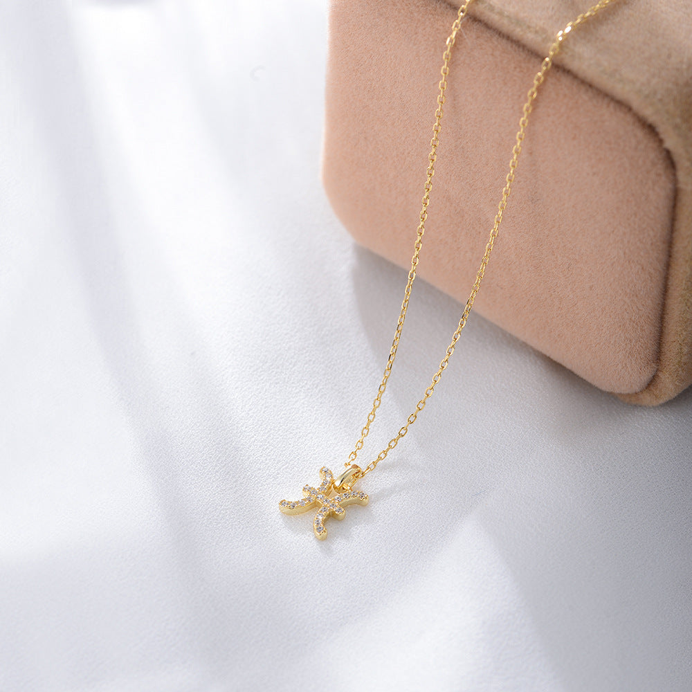 Golden Warrior | Zodiac Necklace-VITIER