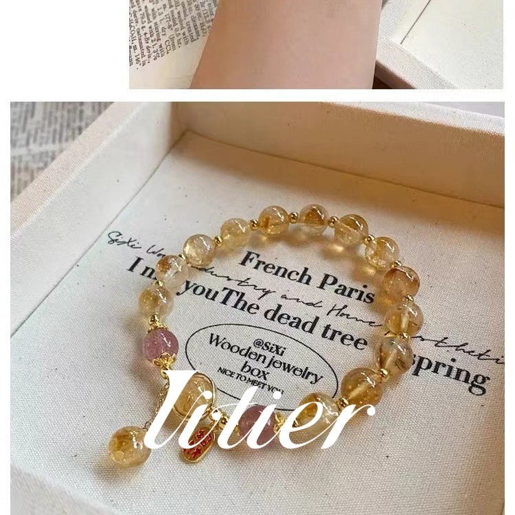 Natural Citrine | Girlfriend Gift Bracelet - VITIER