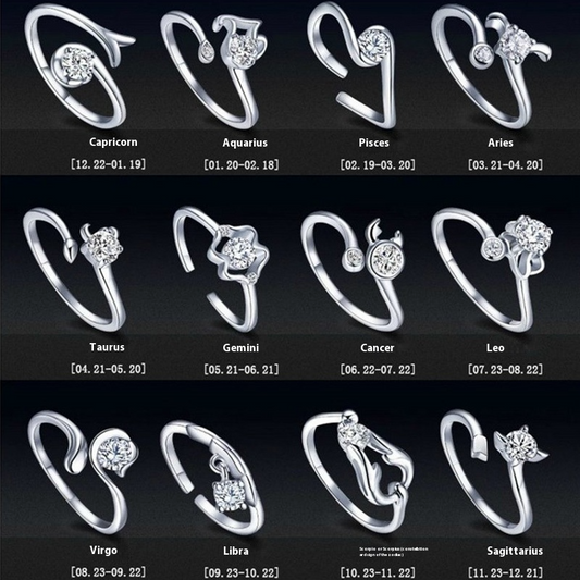 Love couple ring | Zodiac ring - VITIER