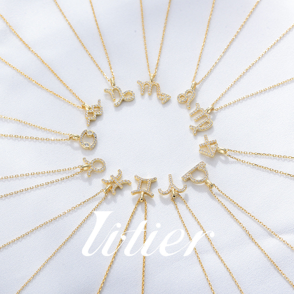 Golden Warrior | Zodiac Necklace-VITIER