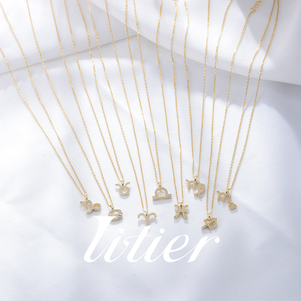 Golden Warrior | Zodiac Necklace-VITIER