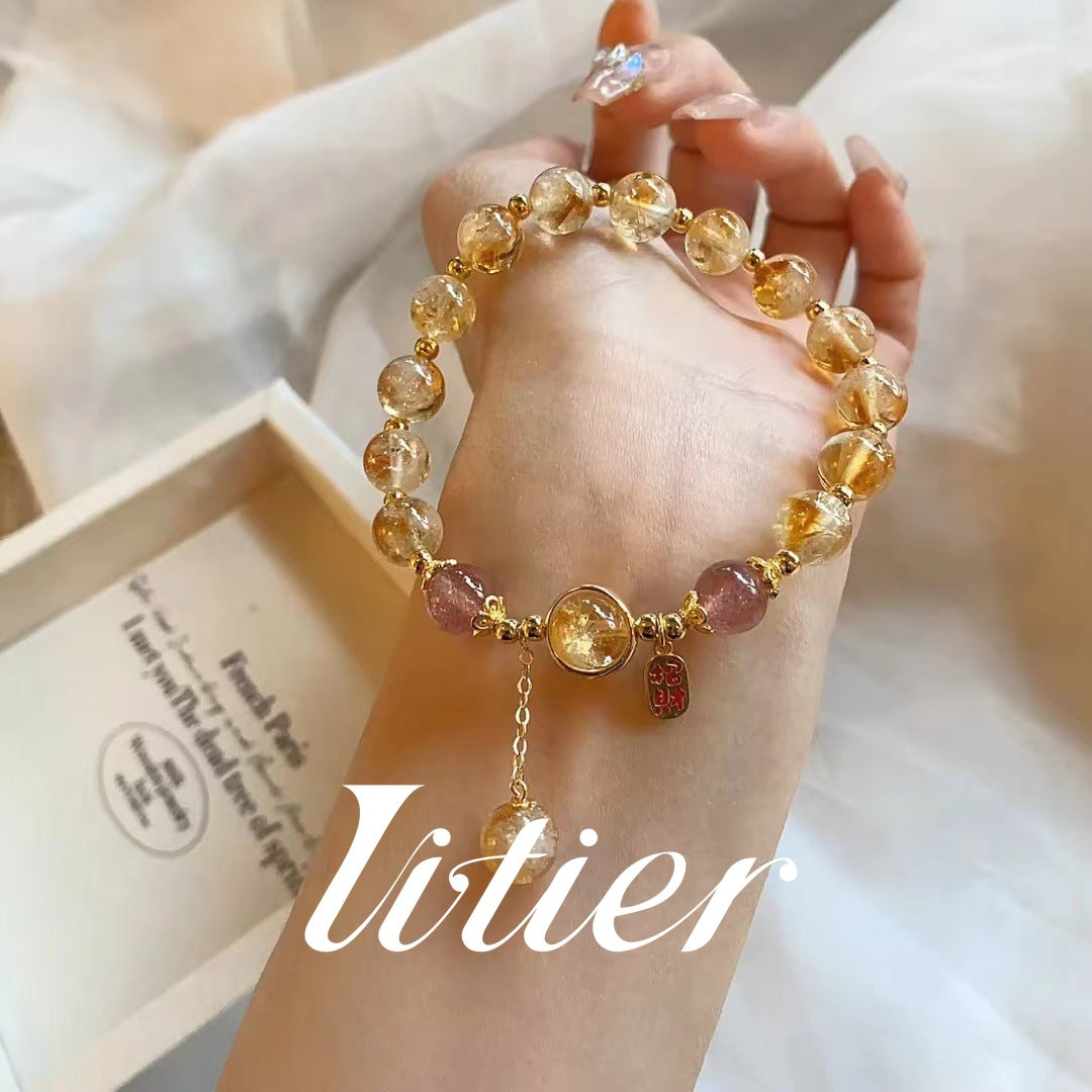 Natural Citrine | Girlfriend Gift Bracelet - VITIER